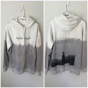 Taylor Swift Folklore Album Lost In The Memory Hoodie Large Rare Ombre Small